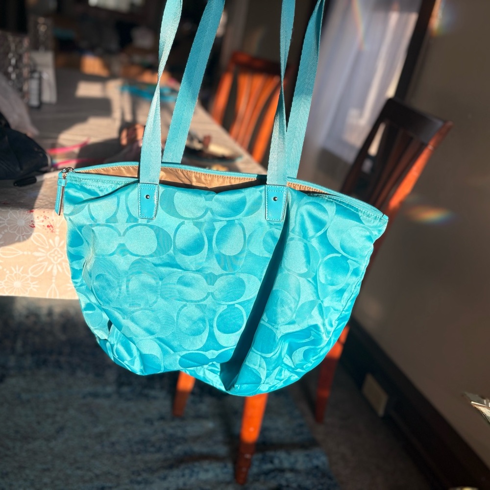 Blue Coach Women's Bag